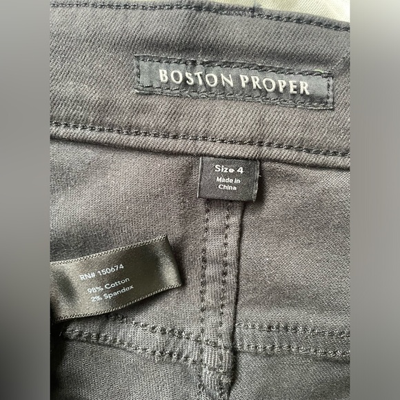 Boston Proper dark wide leg jeans - Picture 8 of 9